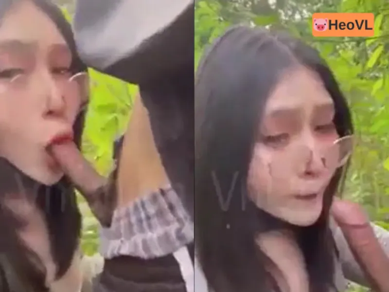 đi dã ngoại tiện địt em ghệ ở trong rừng