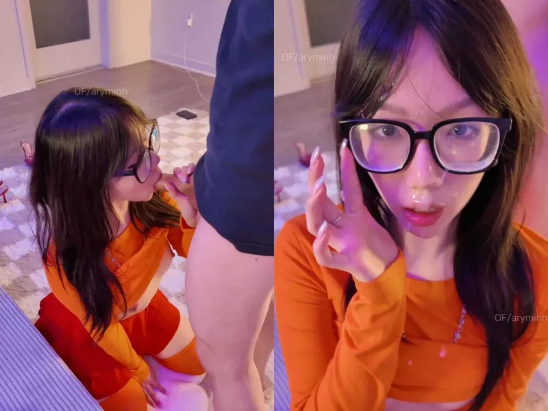 Aryminh mút buồi như chưa từng được bú